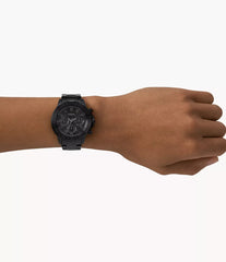 Fossil Bannon Herrenuhr - Schwarz Edelstahl - BQ2587