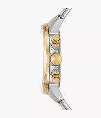 Fossil Bannon Herrenuhr - Silber & Gold - BQ2707