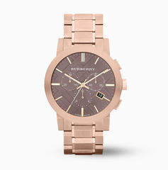 Burberry Unisex Chronograph in Roségold "The City" - BU9353