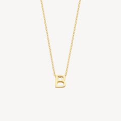 Collier Lettre Blush - Or jaune (14 carats)
