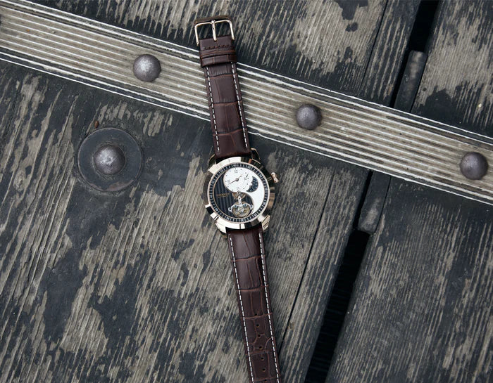 Residencewatches Yin Yang Automatik Rosegold, 44mm Herrenuhr