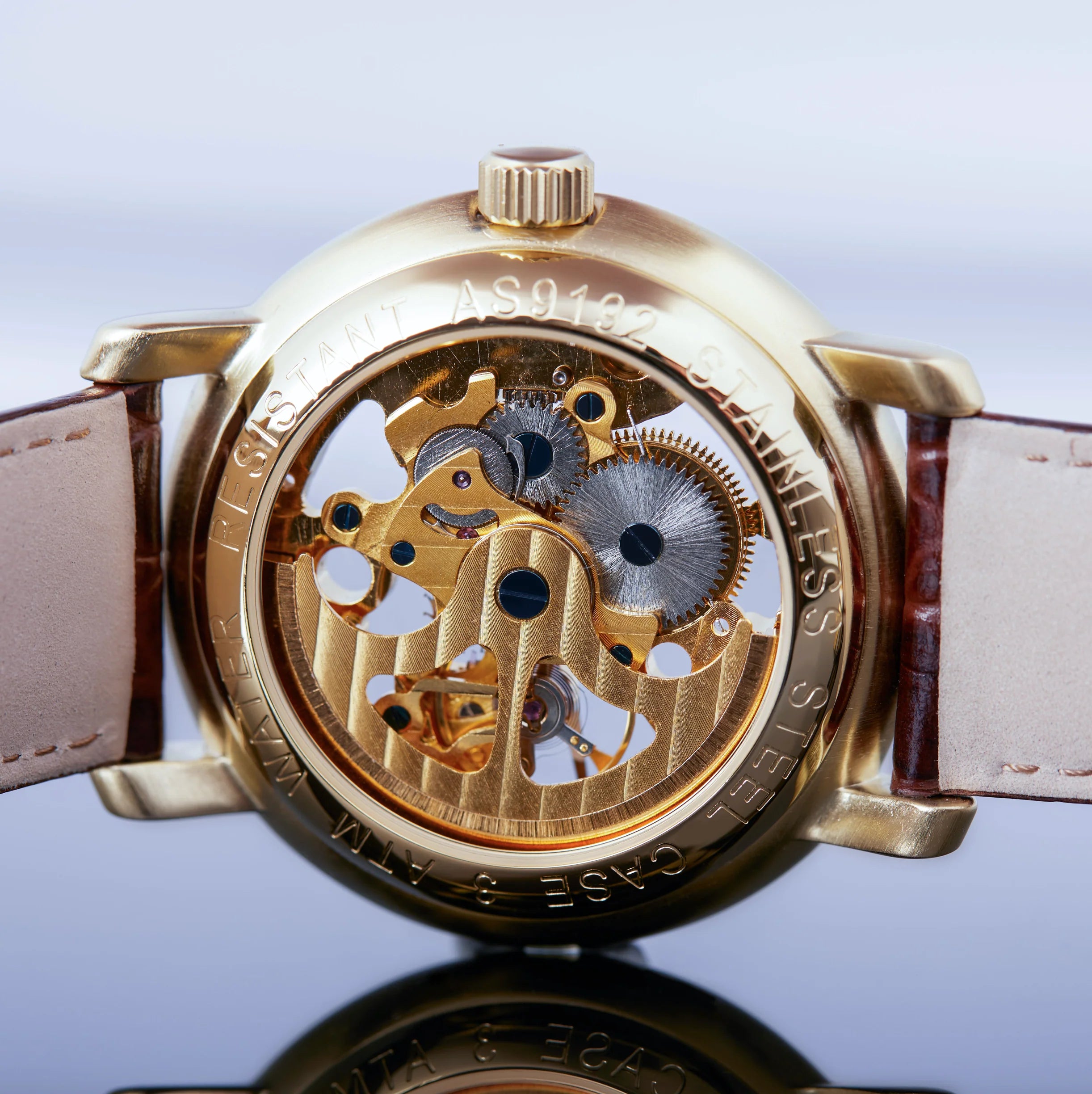Residence Skellet Design Herrenuhr in Gelbgold