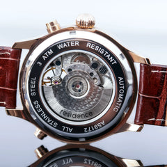 Residence Aviator Open Heart Automatik Herrenuhr in Kupferrot
