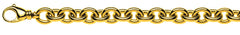 Collier Anker oval Gelbgold 750 Handarbeit 45cm ca. 11.0mm