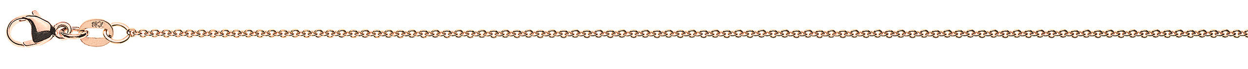 Collier Rundanker Rotgold 750 ca. 1.3mm