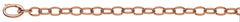 Collier Anker Oval Rotgold 750 Handarbeit