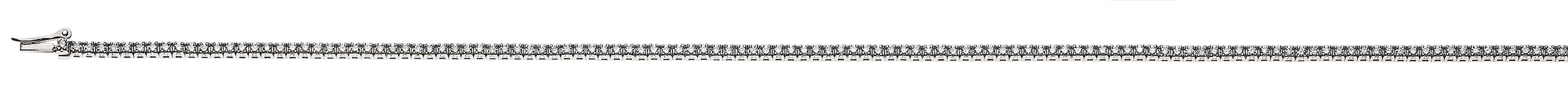 Collier Tennis Weissgold 750 mit Brillanten 1.52 ct. 42cm