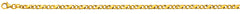 Armband poliert Gelbgold 750 ca. 3.5 mm