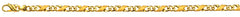 Armband satiniert poliert Gelbgold 750 ca. 5.0 mm