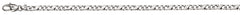 Collier Weissgold 375 poliert 4,0mm 50 cm