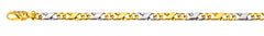 Collier Bicolor Gelb-/Weissgold 750 5,0 mm