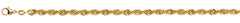 Collier Kordelkette halbmassiv Gelbgold 750 ca. 4.8mm
