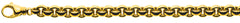 Armband Erbskette Gelbgold 750 Handarbeit ca. 9.5mm
