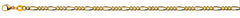 Armband Figaro Gelbgold 750 ca. 2.9 mm