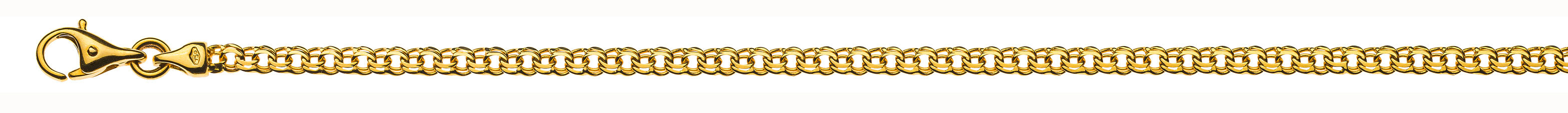 Armband Garibaldi Gelbgold 750 ca. 3,2mm