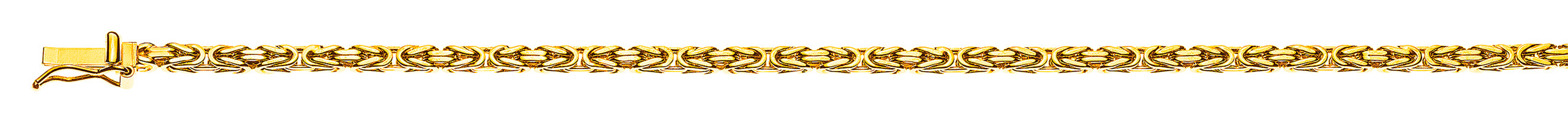 Armband Königskette klassisch Gelbgold 750 ca. 2.5 mm