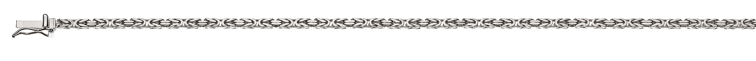 Armband Konigskette Weissgold 750 2.0 mm
