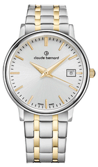 Claude Bernard Classic Ladies Bicolor Gold Diamanten Milanaise - 54005 357JM AID