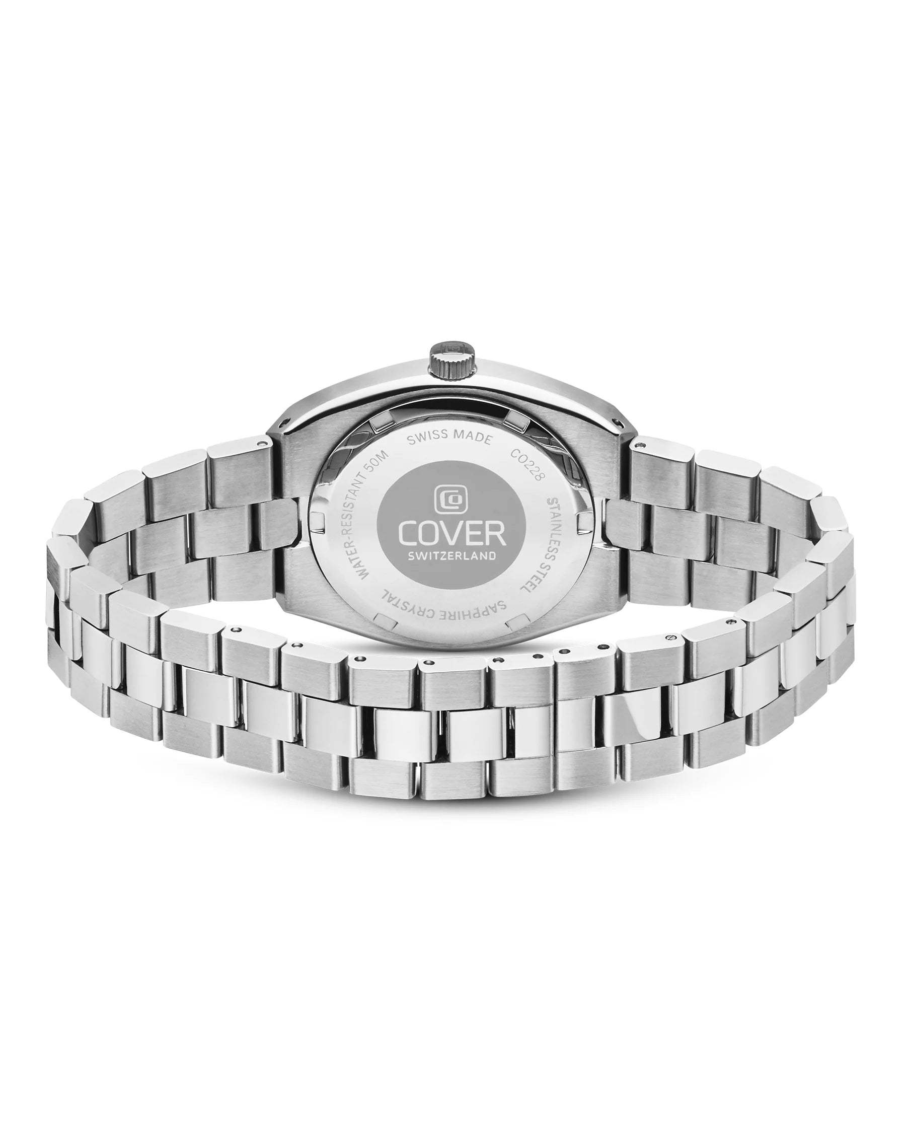 COVER Urban Muse Faceted Diamond Damen Uhr Blau Silber