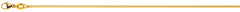 Collier Panzerkette geschliffen Gelbgold 750 ca. 1.6mm