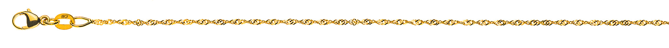 Collier Singapur Gelbgold 375 ca. 1.2mm