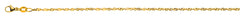 Collier Singapur Gelbgold 375 ca. 1.5mm