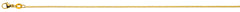 Collier Venezianer diamantiert Gelbgold 375 1.1mm