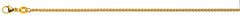 Collier Zopf Gelbgold 750 ca. 1.6mm