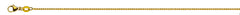 Collier Zopf Gelbgold 375 diamantiert ca. 1.2mm
