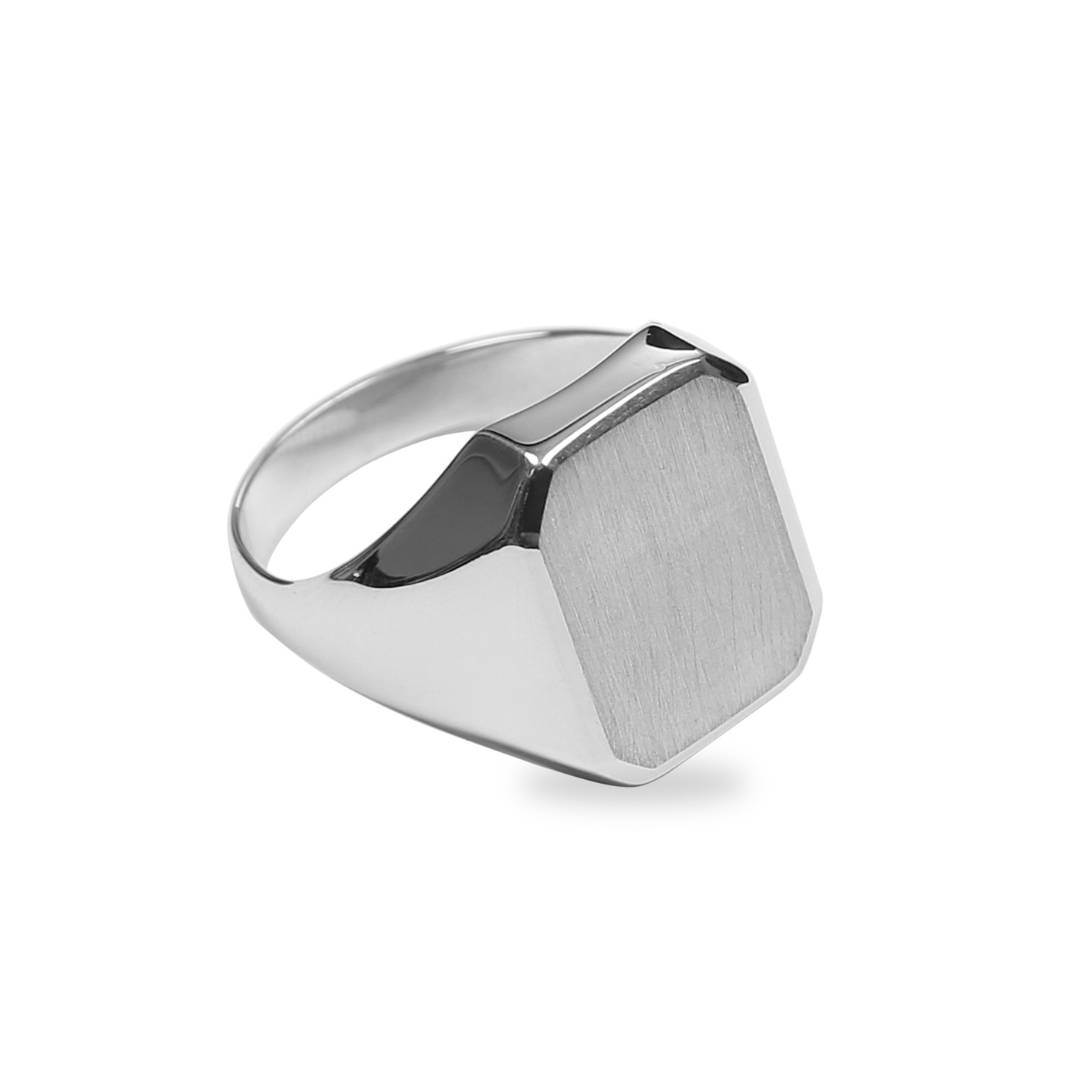 Herrenring Silber 925 rhodiniert - SR-579  2