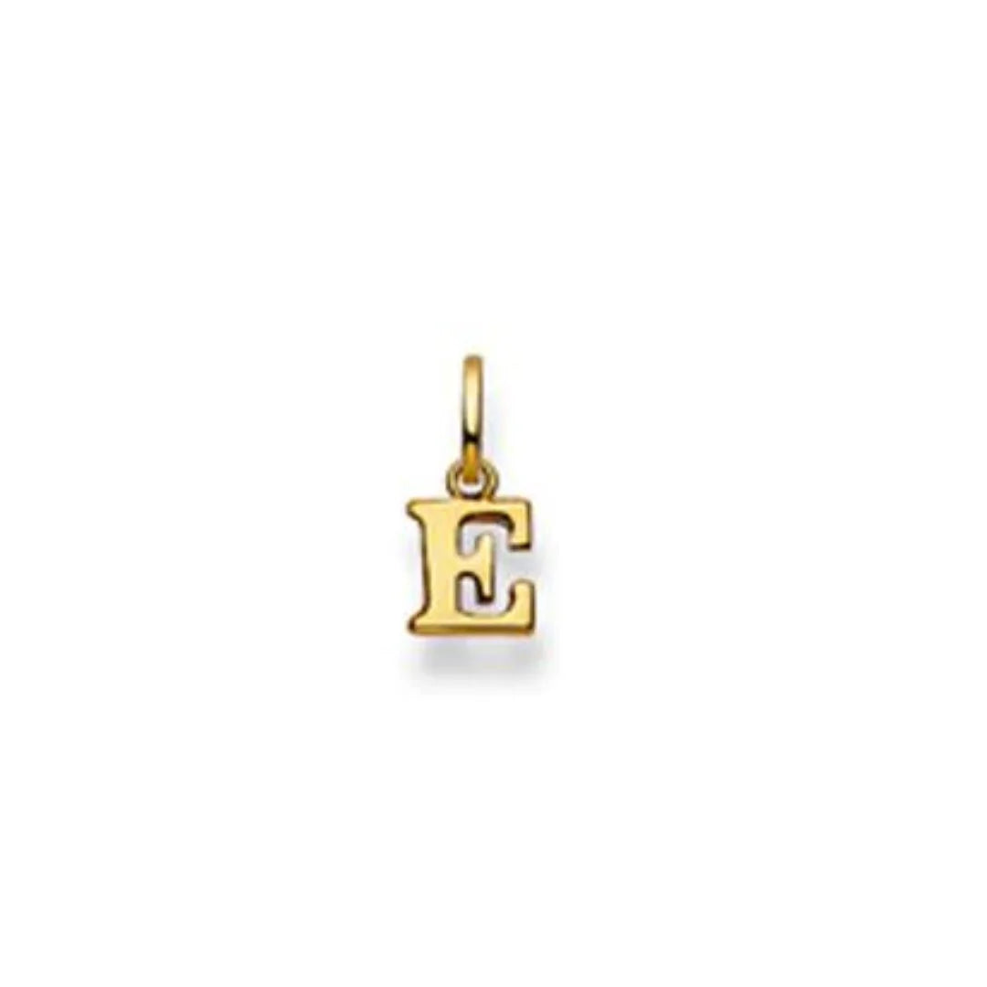 Buchstaben Anhänger in 18 Karat Gold - 750 - E
