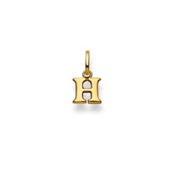 Buchstaben Anhänger in 18 Karat Gold - 750 - H