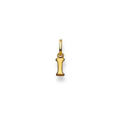 Buchstaben Anhänger in 18 Karat Gold - 750 - I