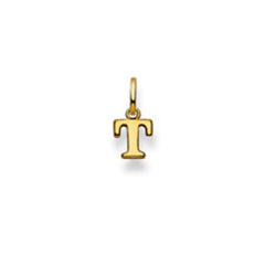 Buchstaben Anhänger in 18 Karat Gold - 750 - T