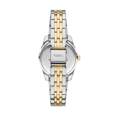 Fossil Scarlette Classic Silber Grün 32mm Quarz Damenuhr - ES5388