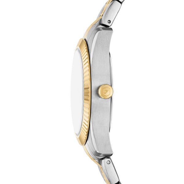 Fossil Scarlette Classic Silber Grün 32mm Quarz Damenuhr - ES5388