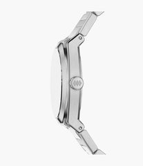 Fossil Everett Damenuhr Silber mit silberfarbenem Zifferblatt und Edelstahlarmband 27 mm – ES5490