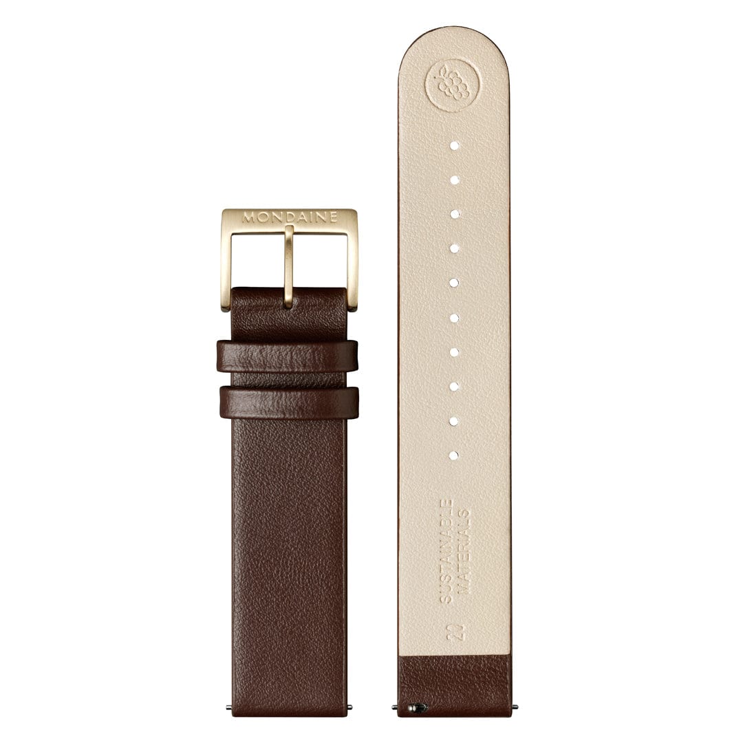 Mondaine EVO2 Herrenuhr aus Braun Lederband, 40 MM -  MSE.40112.LGV