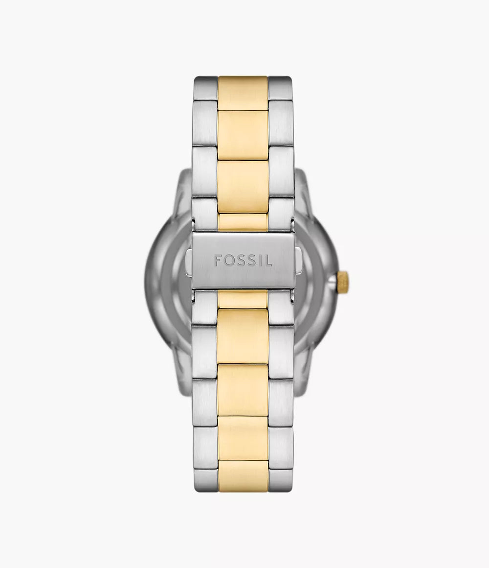 Fossil Neutra Moonphase Herrenuhr - Two-Tone Edelstahl - FS5906