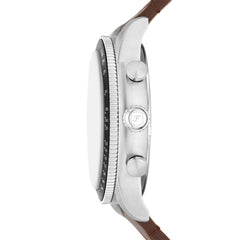 Fossil Sport Tourer Quarz Chronograph 42 MM Herrenuhr in Cream Braun - FS6042