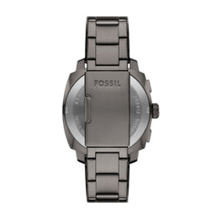 Fossil Machine Chronograph 44 MM Herrenuhr in Gunmetal Schwarz aus Edelstahl - FS6098