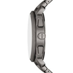 Fossil Machine Chronograph 44 MM Herrenuhr in Gunmetal Schwarz aus Edelstahl - FS6098
