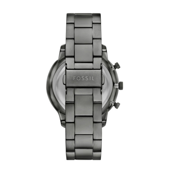 Fossil Neutra Herrenuhr - Gunmetal Blau 44mm Chronograph Edelstahl - FS6111