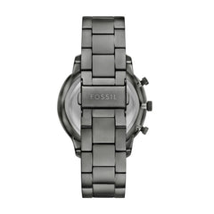 Fossil Neutra Herrenuhr - Gunmetal Blau 44mm Chronograph Edelstahl - FS6111