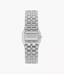 Fossil Harlow Herrenuhr Silber mit cremefarbenem Zifferblatt und Edelstahlarmband 33 mm – FS6211
