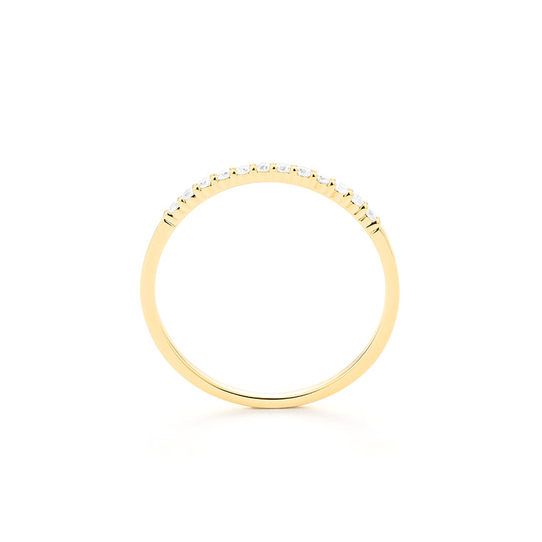 Facet Classic Memoirering in 750/18 Karat Gelbgold