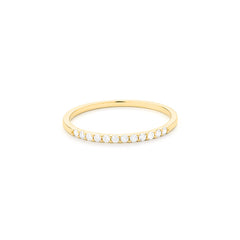 Facet Classic Memoirering in 750/18 Karat Gelbgold