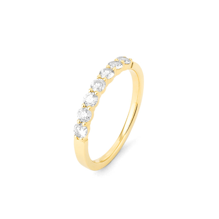Facet Classic Memoirering in 750/18 Karat Gelbgold