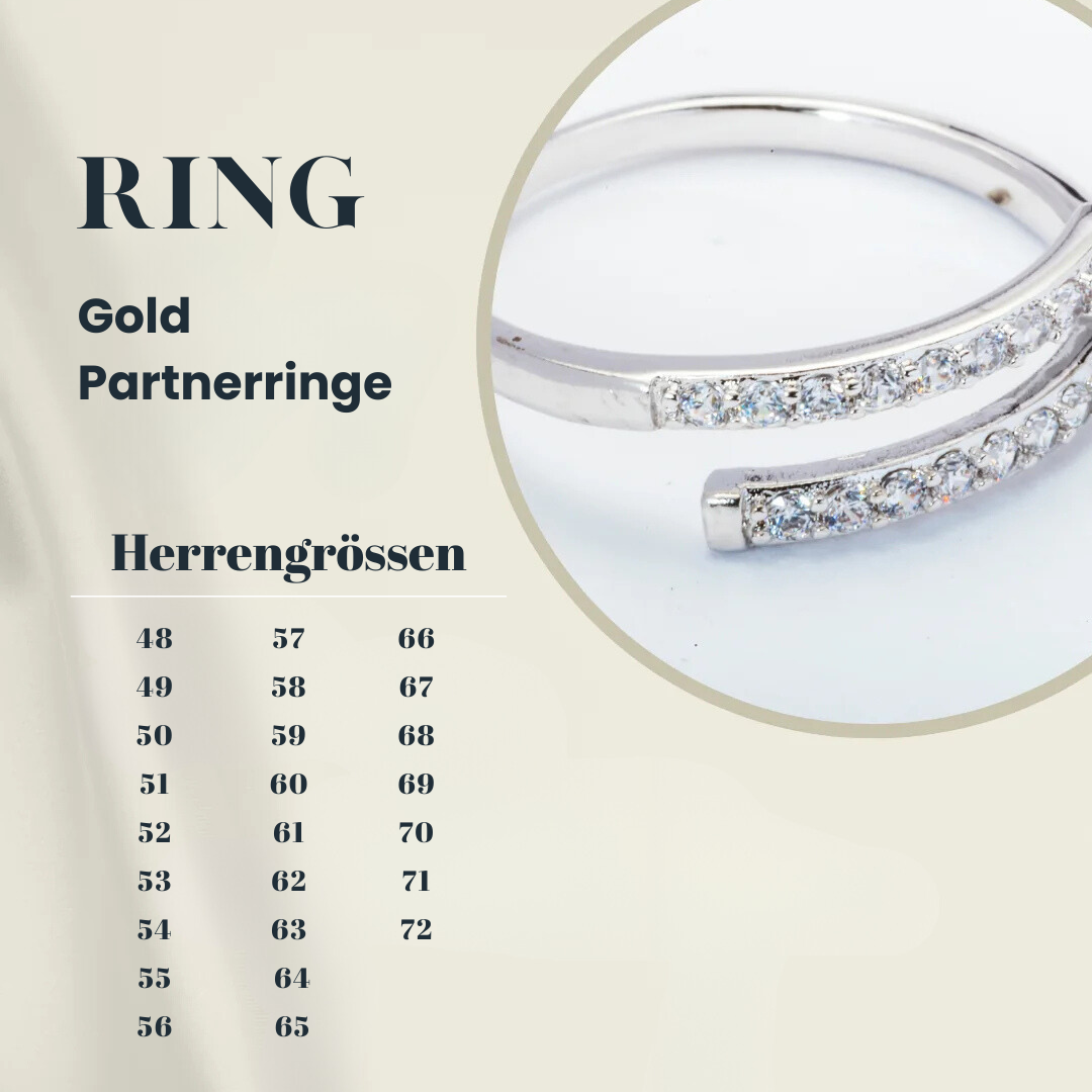 Gold Herrengroessen