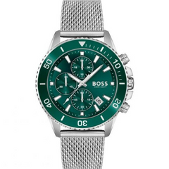 Hugo Boss Herrenuhr Chronograph Grün - HB1513905